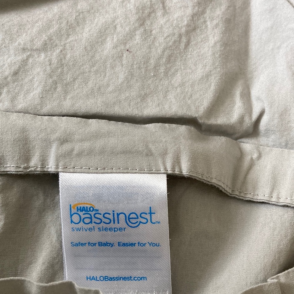 Halo Bassinet sheet, grey. No stains. Only used a few times